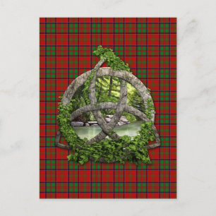 Celtic Trinity Knot And Clan MacDonald Of Glencoe Postcard