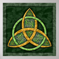 Celtic Trinity Knot Art Print