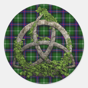 Celtic Trinity Knot Clan MacDonald Of The Isles Classic Round Sticker