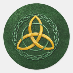Celtic Trinity Knot Classic Round Sticker