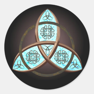 Celtic Trinity Knot Classic Round Sticker