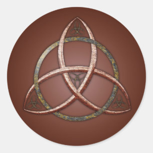 Celtic Trinity Knot Classic Round Sticker