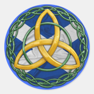 Celtic Trinity Knot Classic Round Sticker