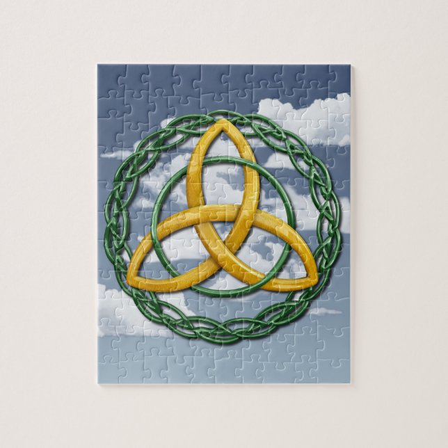 Celtic Trinity Knot Jigsaw Puzzle (Vertical)