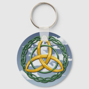 Celtic Trinity Knot Key Ring
