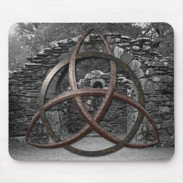 Celtic Trinity Knot Mouse Mat (Front)