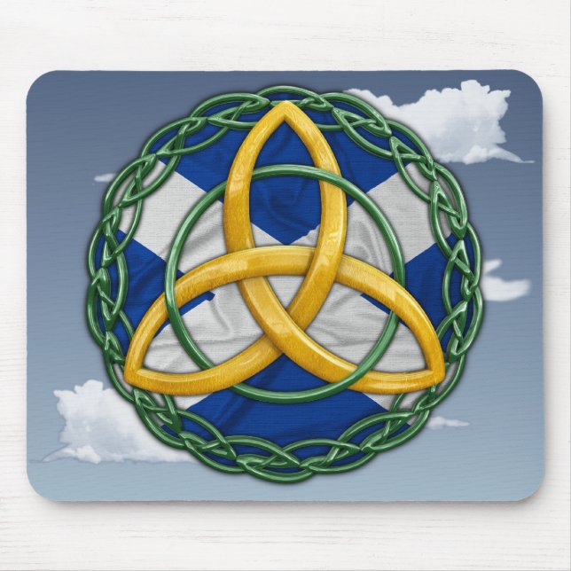 Celtic Trinity Knot Mouse Mat (Front)