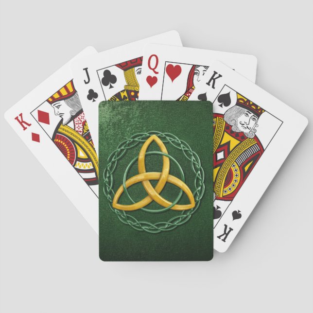 Celtic Trinity Knot Playing Cards (Back)