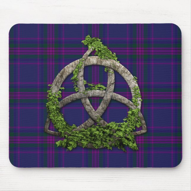 Celtic Trinity Knot Spirit Of Scotland Mouse Mat (Front)