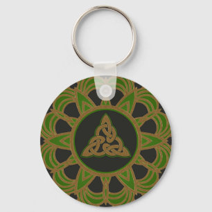 Celtic Trinity Knot Triquetra Key Ring