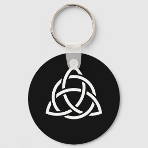 Celtic Trinity Knot Triquetra Symbol Key Ring