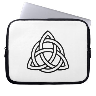 Celtic Trinity Knot Triquetra Symbol Laptop Sleeve