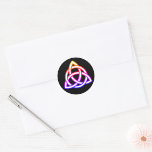 Celtic Trinity Knot Triquetra Wicca Symbol Classic Round Sticker