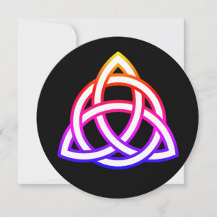 Celtic Trinity Knot Triquetra Wicca Symbol Invitation