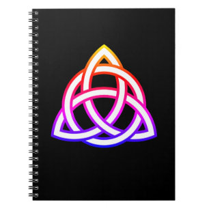 Celtic Trinity Knot Triquetra Wicca Symbol Notebook