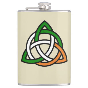 Celtic Trinity Knot  Vinyl Wrap Flask