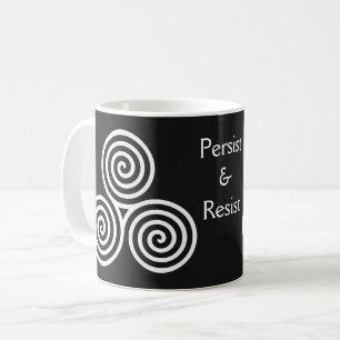 Celtic Triple Spiral Coffee Mug