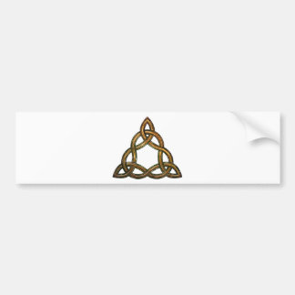 celtic triquetra bumper sticker