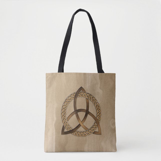 Celtic Triquetra Trinity Knot All Over Print Tote (Front)