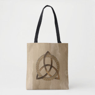 Celtic Triquetra Trinity Knot All Over Print Tote Bag