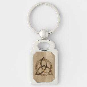 Celtic Triquetra Trinity Knot Keychain