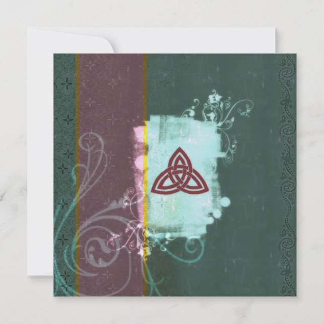 Celtic Triskel Invitation (Front)