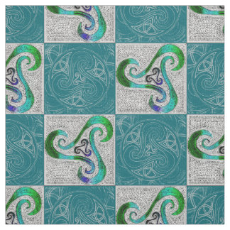 celtic Triskele Fabric