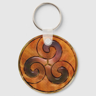 Celtic Triskele Key Ring