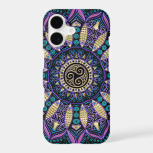 Celtic Triskele Mandala iPhone X Case