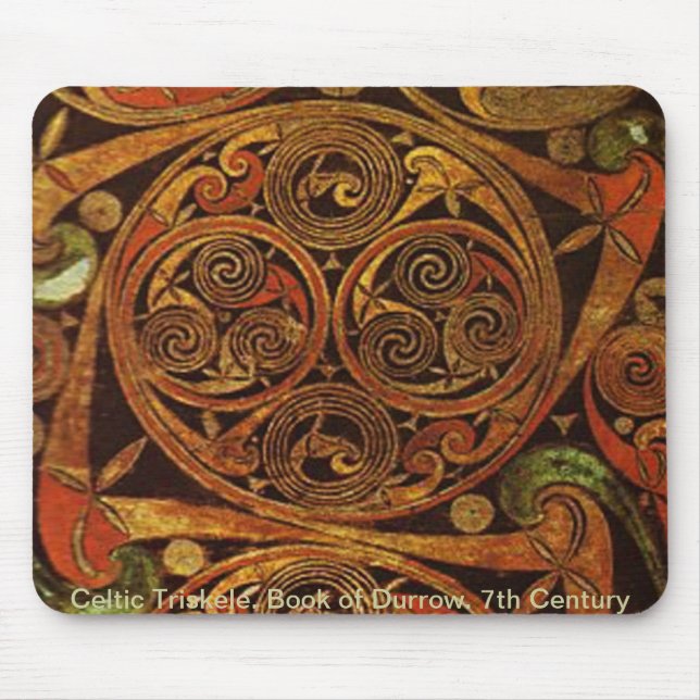Celtic Triskele Mouse Mat (Front)