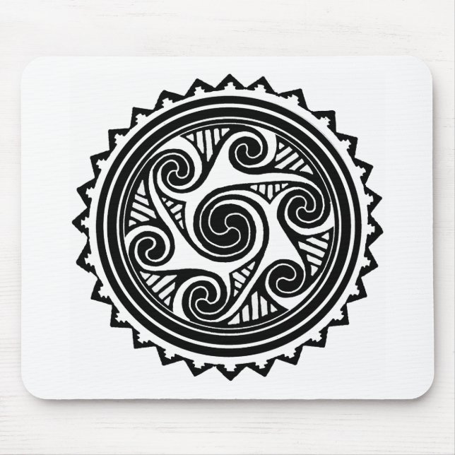 Celtic Triskele Mouse Mat (Front)