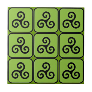 Celtic Triskele Tiled Coasters