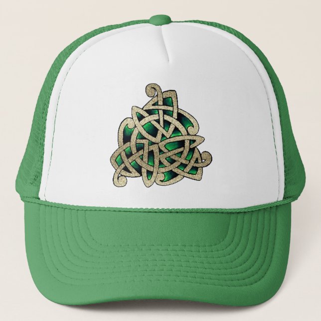 Celtic Triskele Trucker Hat (Front)