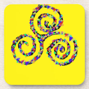 Celtic Triskelion Strength Coaster