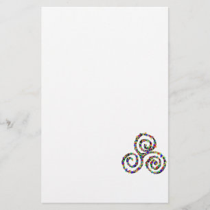 Celtic Triskelion Strength Stationery