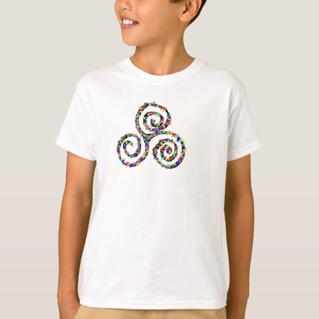 Celtic Triskelion Strength T-Shirt (Front)