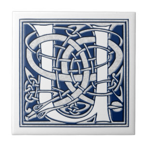 Celtic U Monogram Tile