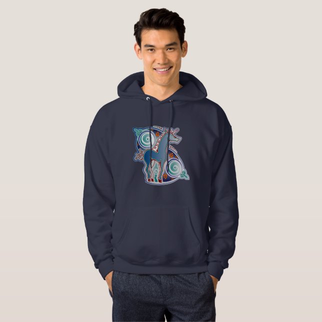 Celtic unicorn hoodie (Front Full)