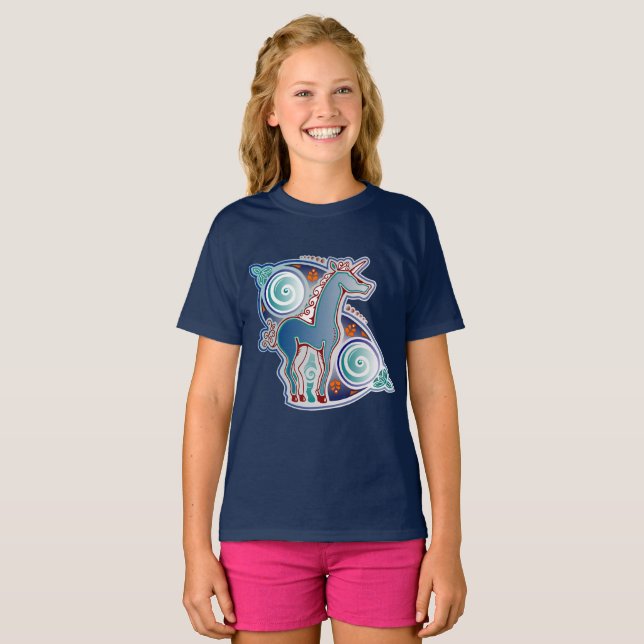 Celtic unicorn T-Shirt (Front Full)