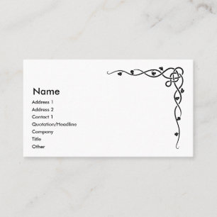 Celtic Vine Business Cards Design 2