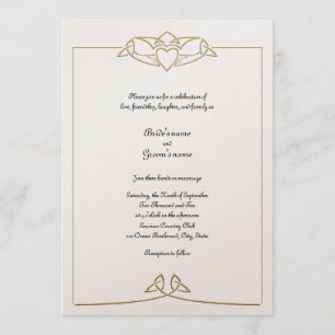 Celtic Wedding Invitation