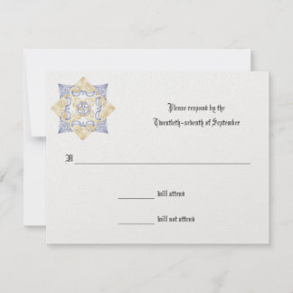 Celtic Wedding Invitation - Response Enclosure