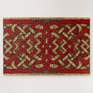 Celtic Welsh Knotwork Jigsaw Puzzle