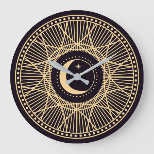 Celtic/Wiccan Symbol Large Clock