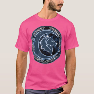 Celtic Wolf And Moon T-Shirt