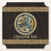 Celtic Wolf Knotwork Triad