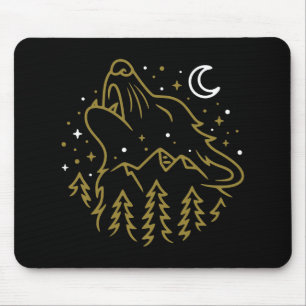 Celtic Wolf Mouse Mat