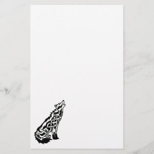 Celtic Wolf Stationery