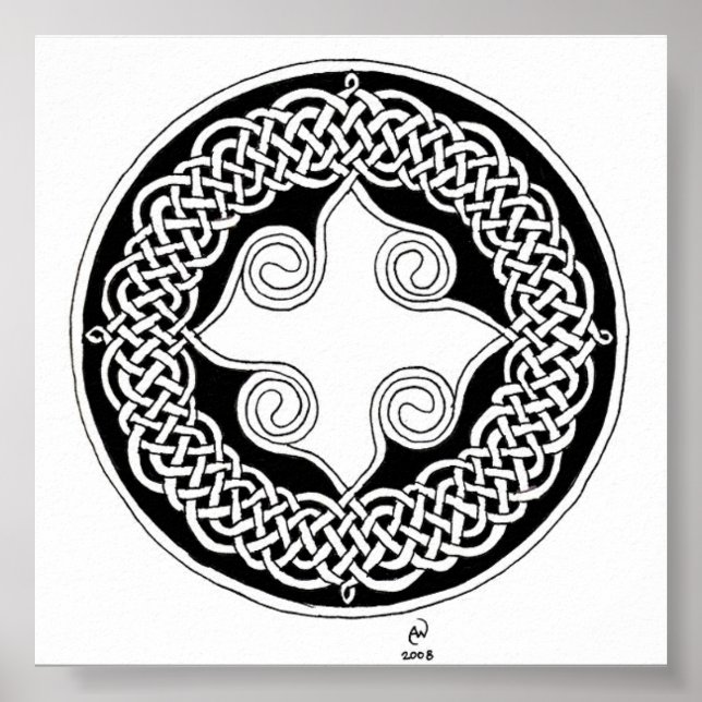Celtic wreath One Poster (Front)