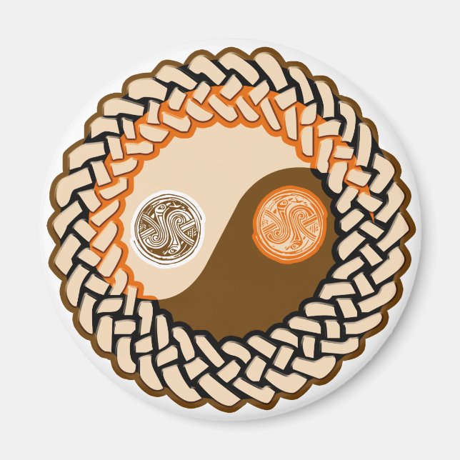Celtic Yin Yang Magnet (Front)